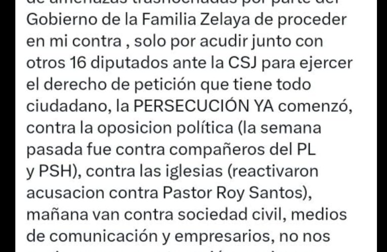 Familia Zelaya comenzó la cacería