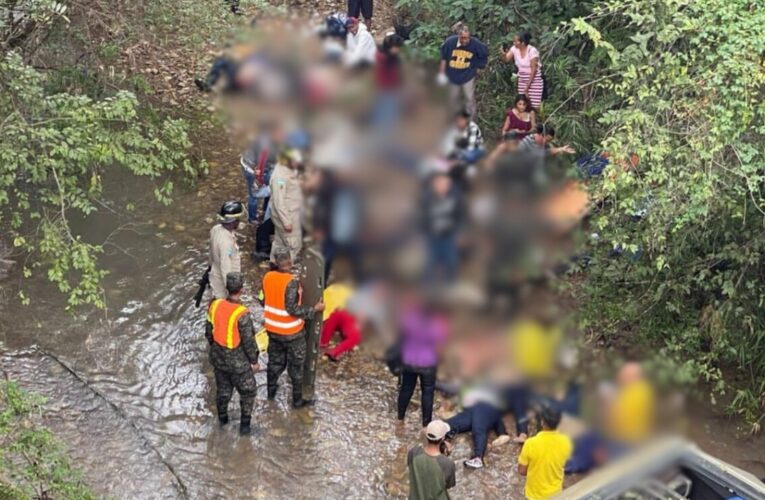 ¡TRAGEDIA ¡EN BUS DE LA MUERTE EN CARRETERA A OLANCHO