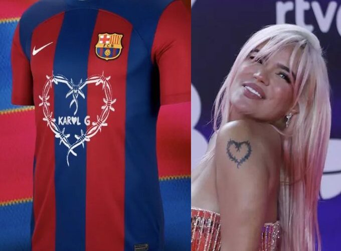 KAROL G ESTARÁ EN CAMISETA DE BARCELONA EN CLÁSICO ANTE EL REAL MADRID