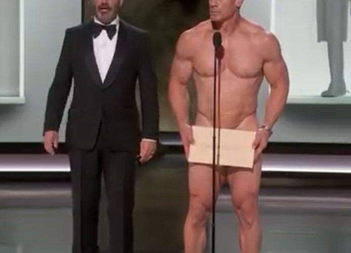 DESNUDO DE JOHN CENA EN PREMIOS OSCAR 2024