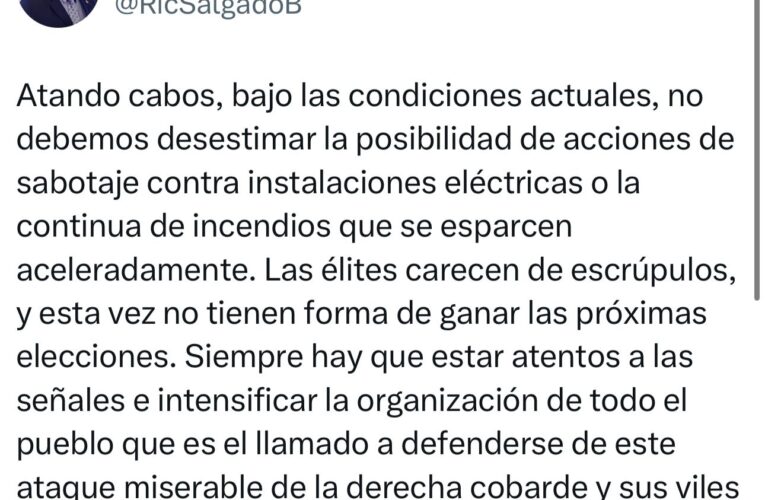 LA CONSPIRACIÓN, SEGÚN SALGADO